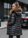 Női télikabát PREMIUM fekete Dstreet TY3024 TY3024