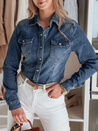 Női farmer ing NAPSTIPS kék Dstreet DY0468_4