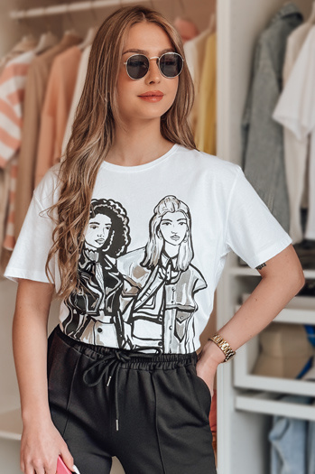 Női COMIS póló fehér Dstreet RY2608