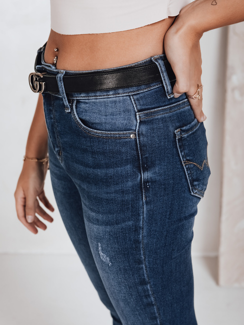 Női magas derekú skinny farmer navy blue Dstreet UY2823