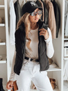 Női steppelt mellény LIKEHUGS fekete Dstreet TY4978 TY4978
