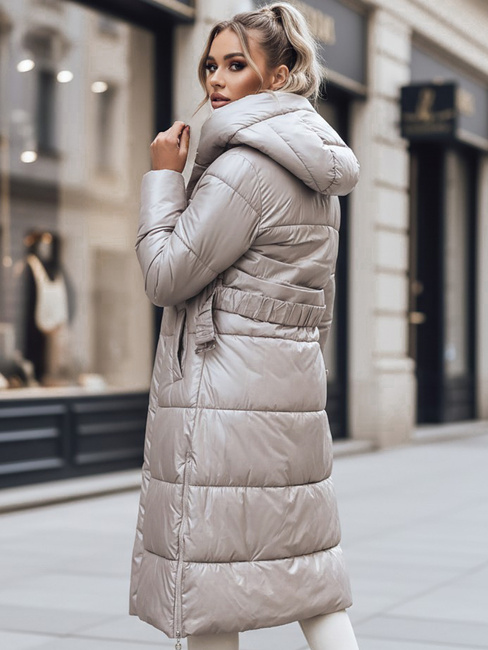 Női kabát LINA bézs színben Dstreet TY3110