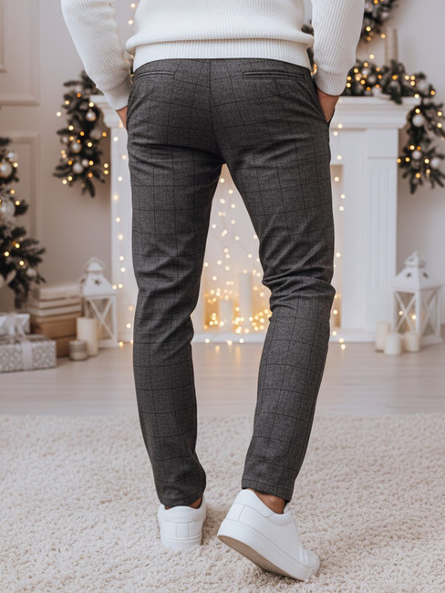 Férfi alkalmi sötétszürke nadrág Dstreet UX4400z