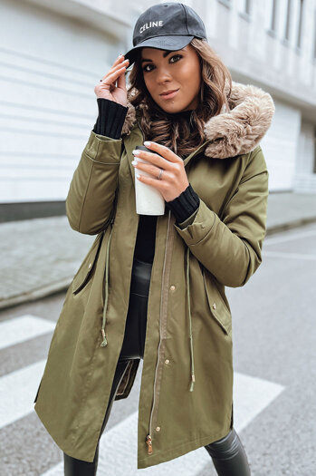 Női téli dzseki NADER Szín Zöld DSTREET TY4031