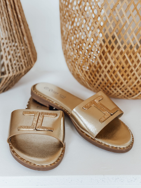 Női flip-flopok GOLDISH arany Dstreet ZY0941