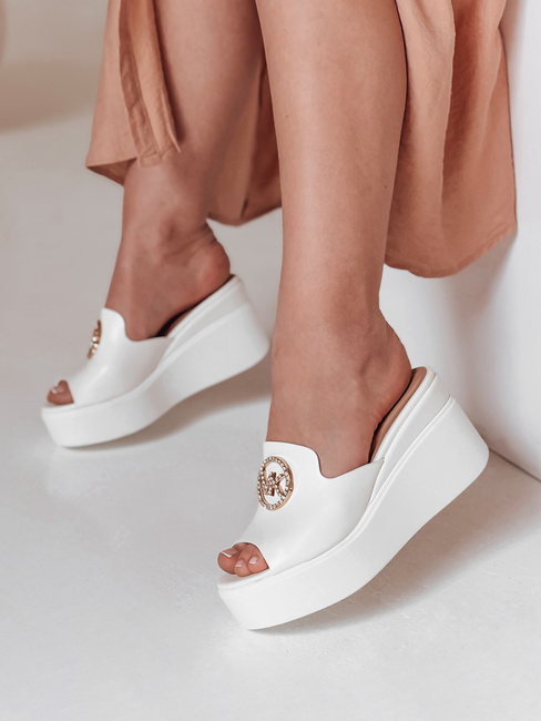 KLASSINA női platform flip-flopok fehér Dstreet ZY0760