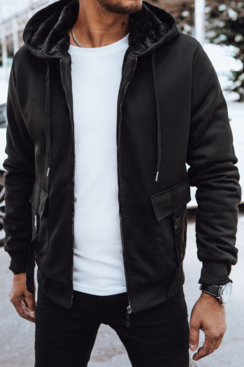 Férfi ifjúsági pulóver Szín Fekete DSTREET BX5623