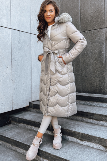 Női téli kabát SCARLET Szín Bézs DSTREET TY3806