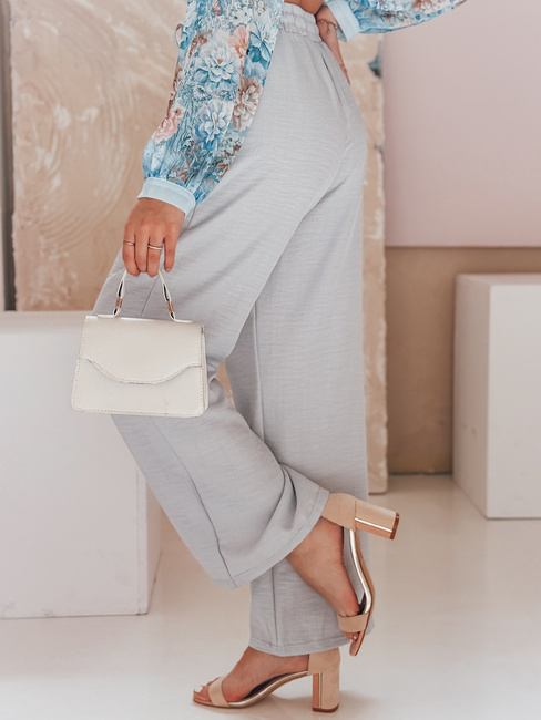 Női bő szárú nadrág MILLIVIO szürke Dstreet UY2664