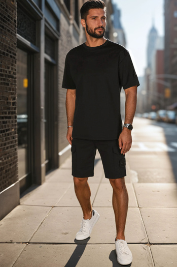 Férfi fekete szett Dstreet AX0807