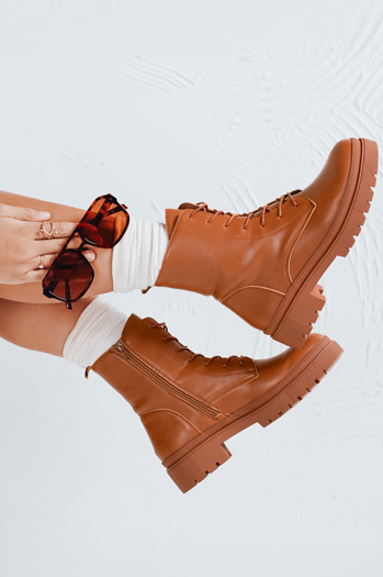 Női táskás csizma STYLOBOSS camel Dstreet ZY0520 ZY0520