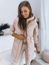 Női steppelt mellény GAMIS bézs Dstreet TY3293