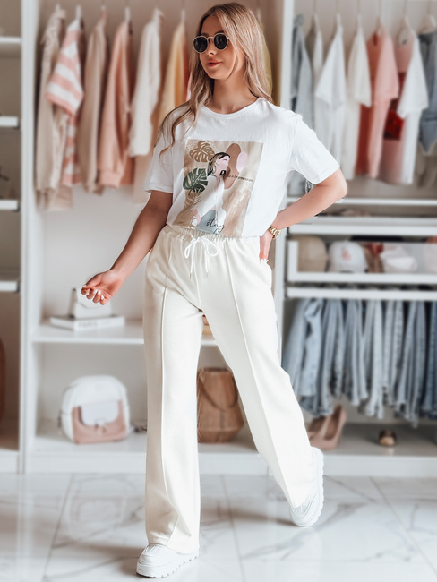 Női melegítőnadrág DRESSANIK ekrü Dstreet UY2703