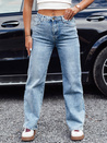 Női JEANFLOW baggy farmer nadrág világoskék Dstreet UY2227