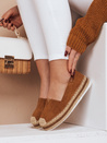 Női LANSI teve színű espadrilles Dstreet ZY0060 ZY0060_3