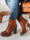 Női CHICMOVE sarkú camel csizma Dstreet ZY0577 ZY0577