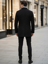 Férfi kétsoros kabát Szín Fekete DSTREET CX0434
