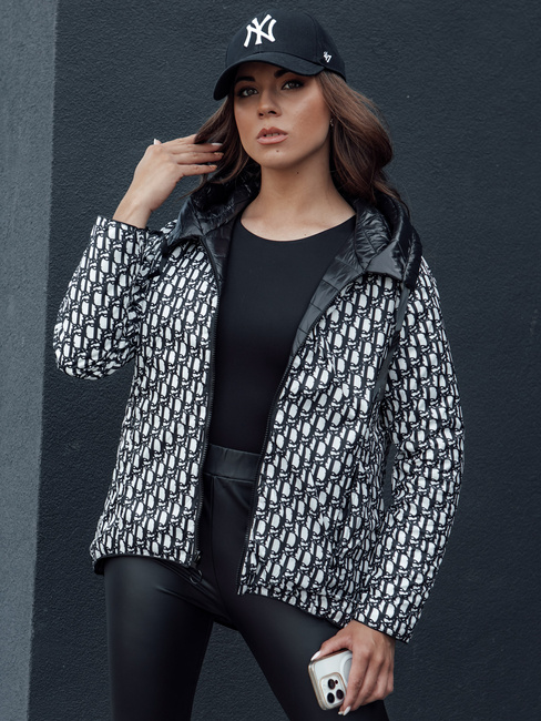 Kurtka damska dwustronna JIMA czarna Dstreet TY4506