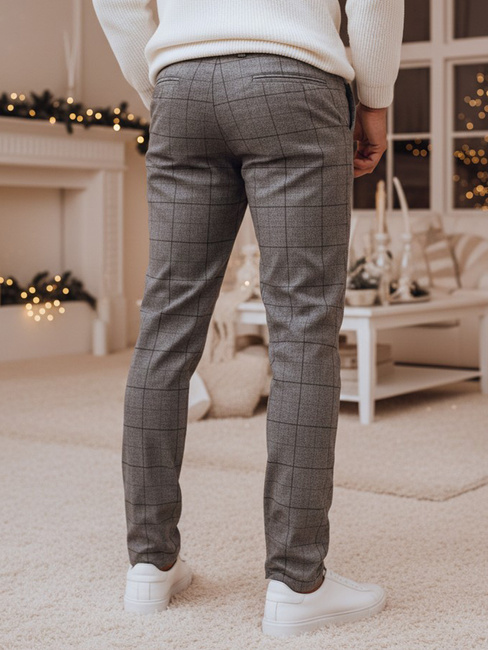 Férfi alkalmi sötétszürke nadrág Dstreet UX4403z