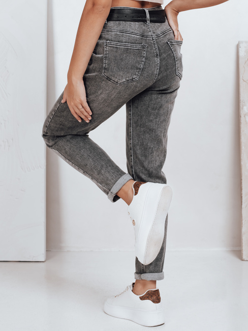 Női mom fit farmernadrág szürke Dstreet UY2751