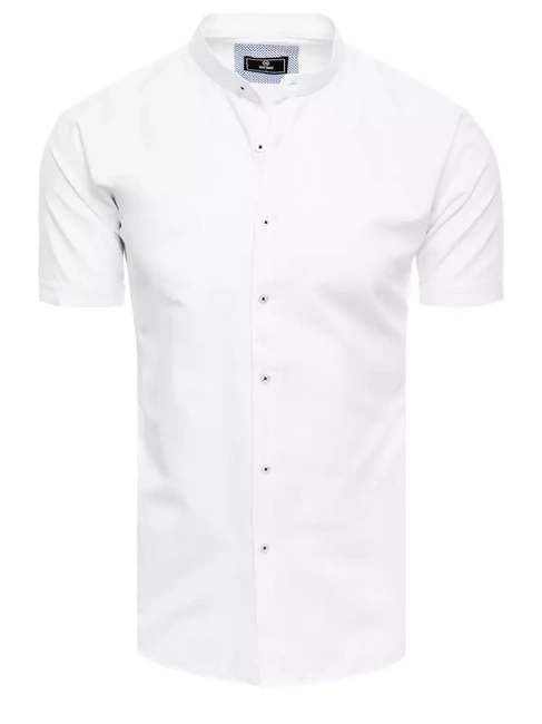 Férfi rövid ujjú ing Szín Fehér DSTREET KX0998