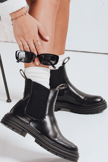 LUXIBOOTS női platform csizma fekete Dstreet ZY1020 ZY1020