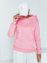 Női kapucnis pulóver BASIC Szín Rózsaszín DSTREET BY0174