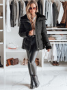 WINTERGIRL női steppelt dzseki fekete Dstreet TY4933