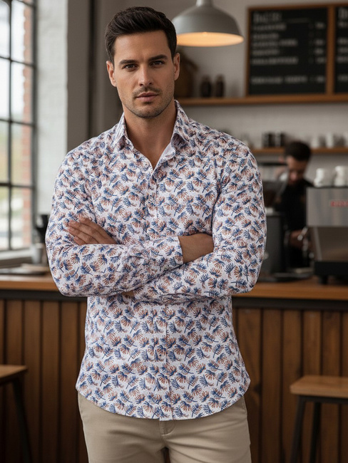 Férfi fehér ing Dstreet DX2466