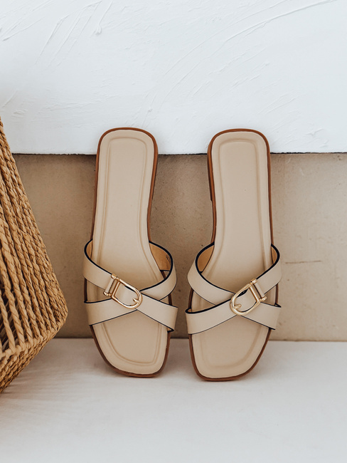 BELICCA női flip-flopok bézs Dstreet ZY0984