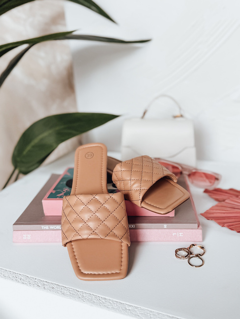 Női SATELIVA flip-flop bézs Dstreet ZY0972 ZY0972