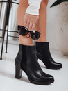 Női sarokcsizma fekete Dstreet ZY1264 ZY1264