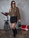 Női oversize LEOPARDY blúz leopárd mintás Dstreet RY2708_2