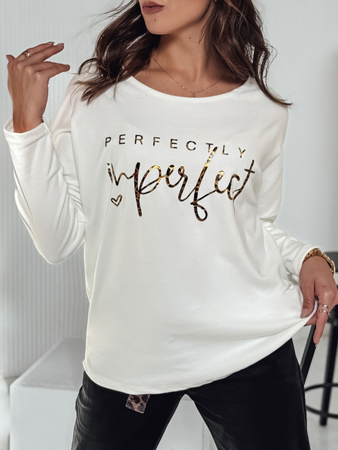Női túlméretezett blúz PERFSTYLE fehér Dstreet RY2665