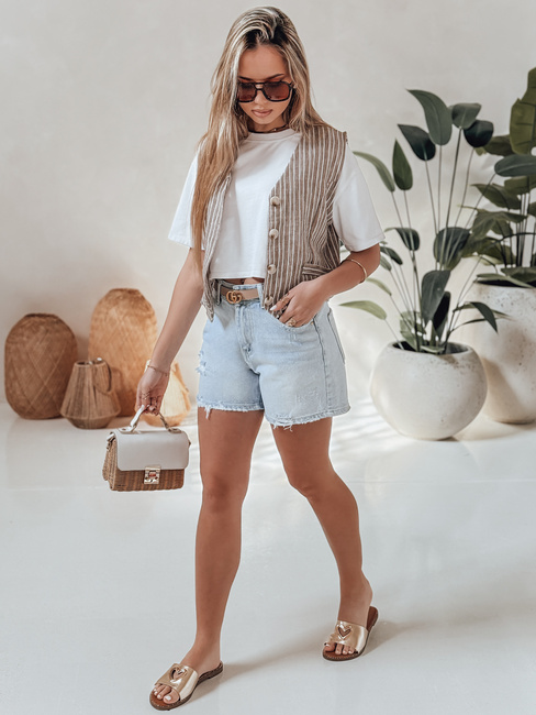 Női farmer rövidnadrág SUMMER JEAN kék Dstreet SY0484