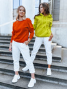 Női nem kapucnis pulóver FASHION II Szín Narancssárga DSTREET BY0317_3