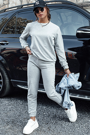 MILIAN női tréningruha szett világosszürke Dstreet AY1103