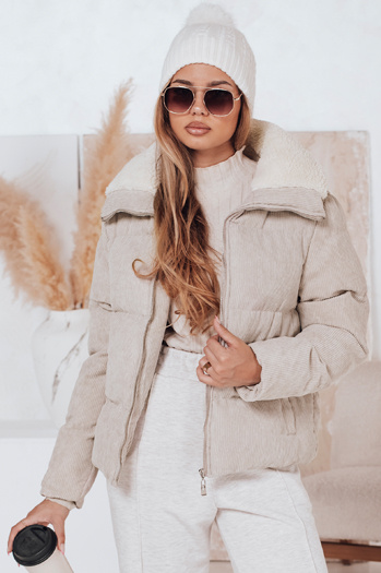 Női télikabát TRENDYGLAM bézs Dstreet TY4358