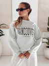 Női kapucni nélküli pulóver VANCOUVER menta Dstreet BY1226