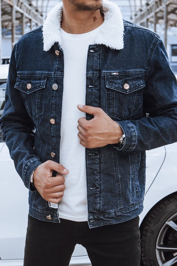 Gránátkék szinű férfi farmer dzseki Dstreet TX4109