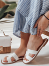 Női bevágott hátú flip-flop CLASSROT fehér Dstreet ZY0885