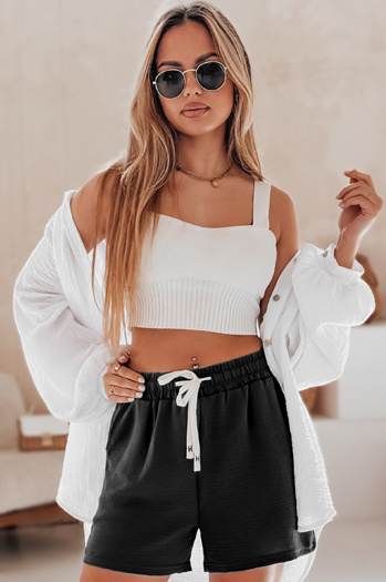 Női rövidnadrág HOT VIBE fekete Dstreet SY0439