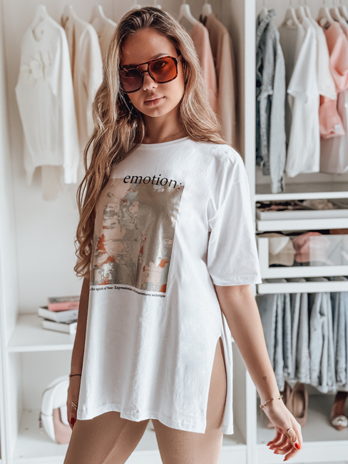 T-shirt damski EMLOT biały Dstreet RY2622