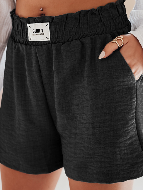 Női rövidnadrág OWN STYLE fekete Dstreet SY0451