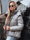 Női bőrdzseki COLLAR Szín Fekete DSTREET TY3899