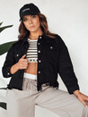 Női oversize farmer dzseki MOLI fekete Dstreet TY4132