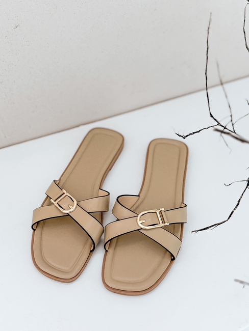 BELICCA női flip-flopok bézs Dstreet ZY0984