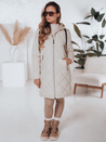 Női télikabát SNOWVIBE világos bézs steppelt Dstreet TY4990