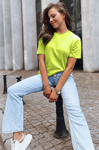 Női póló MAYLA II világoszöld Dstreet RY2915