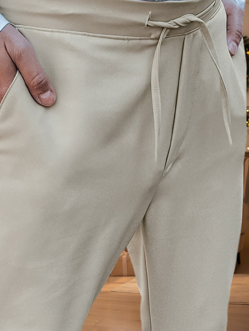 Férfi bézs színű nadrág Dstreet UX4414z